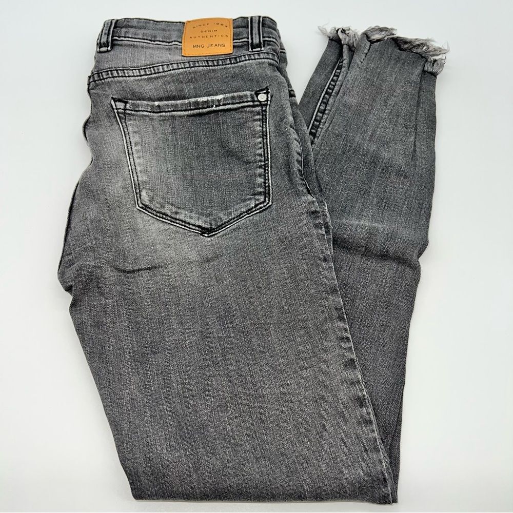 MNG Mango ISA Gray Denim Skinny Jegging Jeans-Size 4